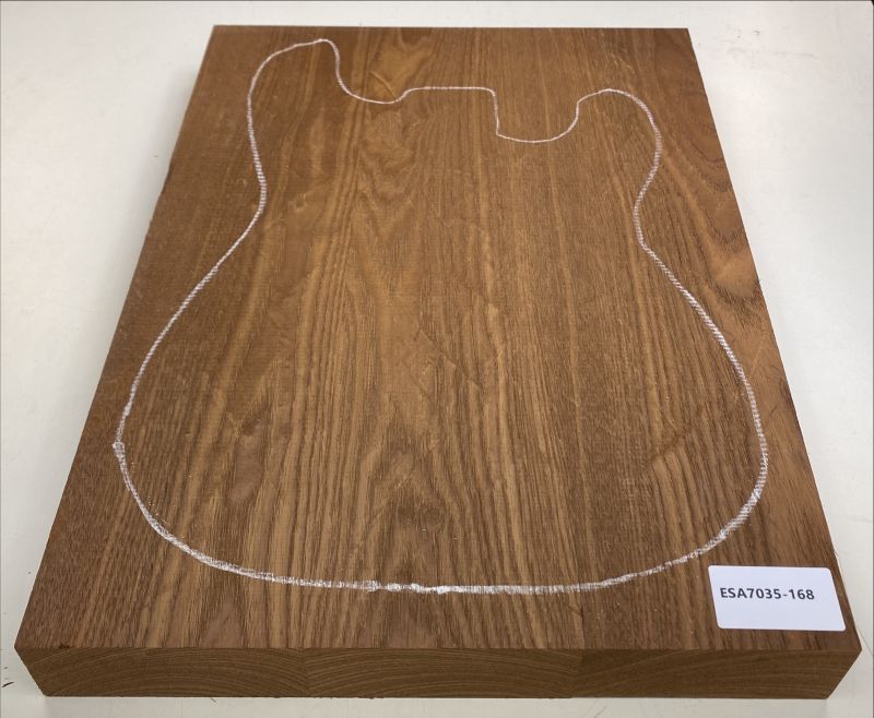 Body Swamp Ash, 3-pcs., Choco thermo-treated, Unique Piece #169